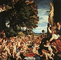 TIZIANO VECELLIO (1485-1576) - Adorazione di venere